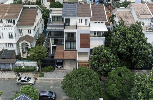 Polaris Villa - Kết hợp Nhôm Kính tinh giản trong kiến trúc tân cổ điển