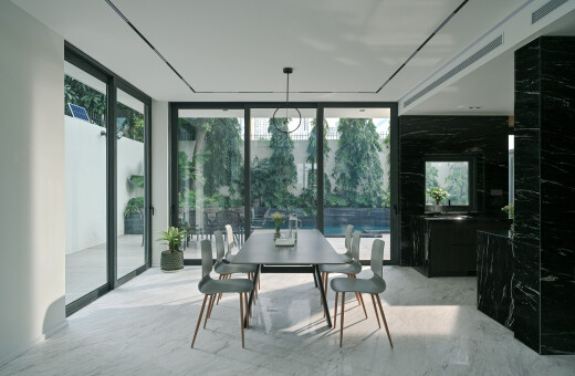 Polaris Villa - Kết hợp Nhôm Kính tinh giản trong kiến trúc tân cổ điển