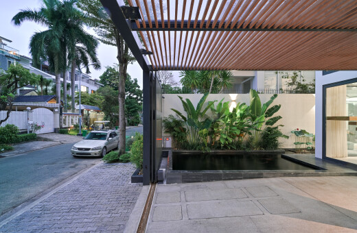 Polaris Villa - Kết hợp Nhôm Kính tinh giản trong kiến trúc tân cổ điển