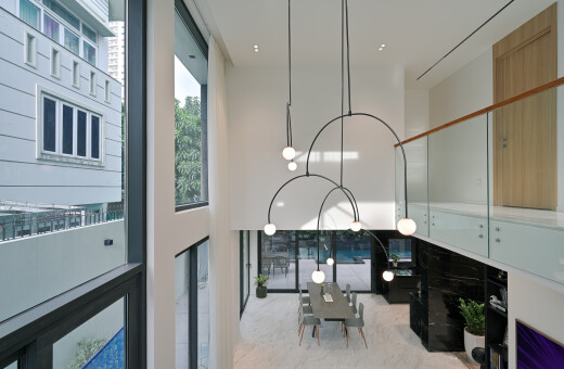 Polaris Villa - Kết hợp Nhôm Kính tinh giản trong kiến trúc tân cổ điển