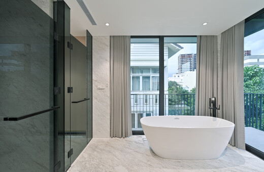 Polaris Villa - Kết hợp Nhôm Kính tinh giản trong kiến trúc tân cổ điển